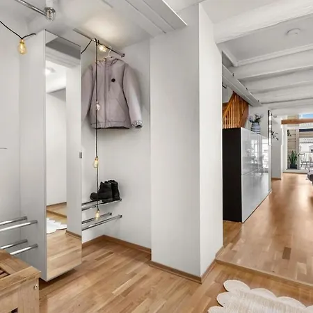 Loft By The Canal, High Ceiling & Balcony! - Car Available דירה טרונדהיים